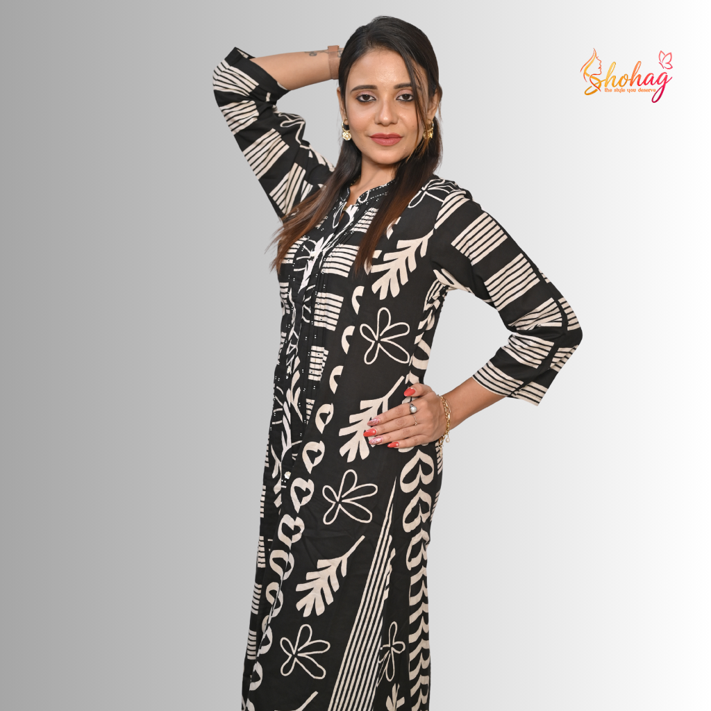 Cotton kurti 2 piece